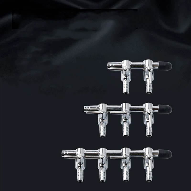 fish tank 304 stainless steel  Aquarium accessories Adjustable shunt diverter Four head splitter Corrosion resistance