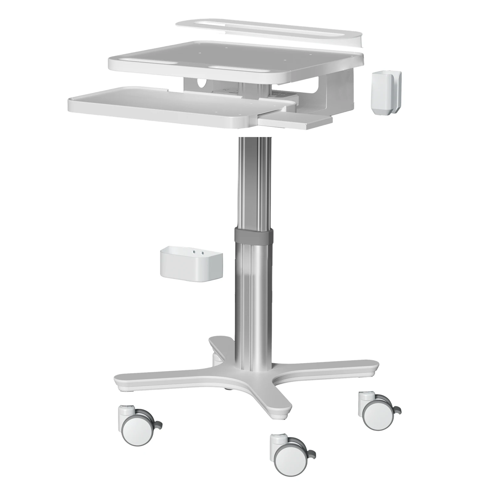 Liakymo MTO-3 Dental Trolley Clinic Furniture Dental Cart Hospital Oral Scanner Mobile Nursing Cart Medical Cart for Laptop