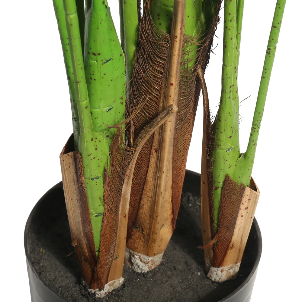 home decoration artificial  plant  plastic palm tree with UV protected