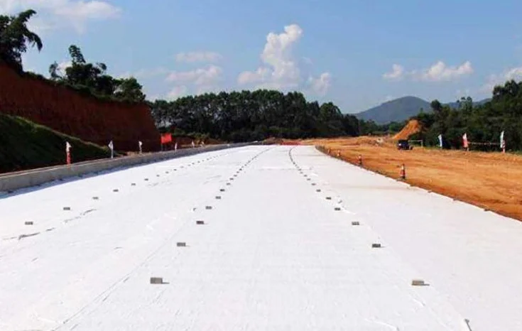 polyester/polypropylene needle punched nonwoven geotextile fabric geotextile price 150gsm 200gsm