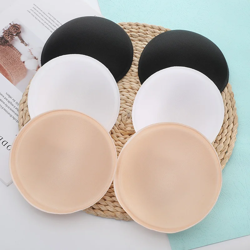 non-Push up bra cup triangle bikini sponge underwear bra inserts invisible bra pads