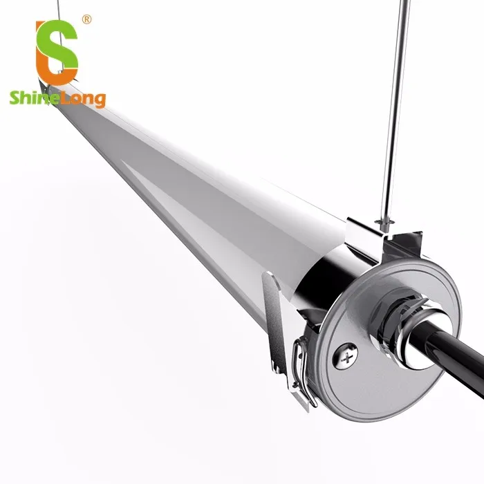 LED Tri Proof Light 1.5m 5FT 45w/60w Optional IP69K Waterproof IK10 ENEC, SAA, CE, RoHS, ERP, D-Mark Certified 130lm/w