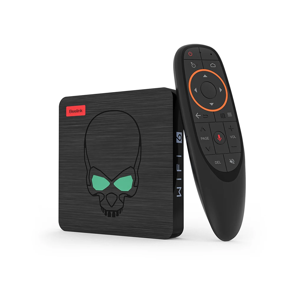Factory newly New beelink gtking ii 8gb ddr4 64gb emmc smart tv box android  11 with dual wifi support voice control