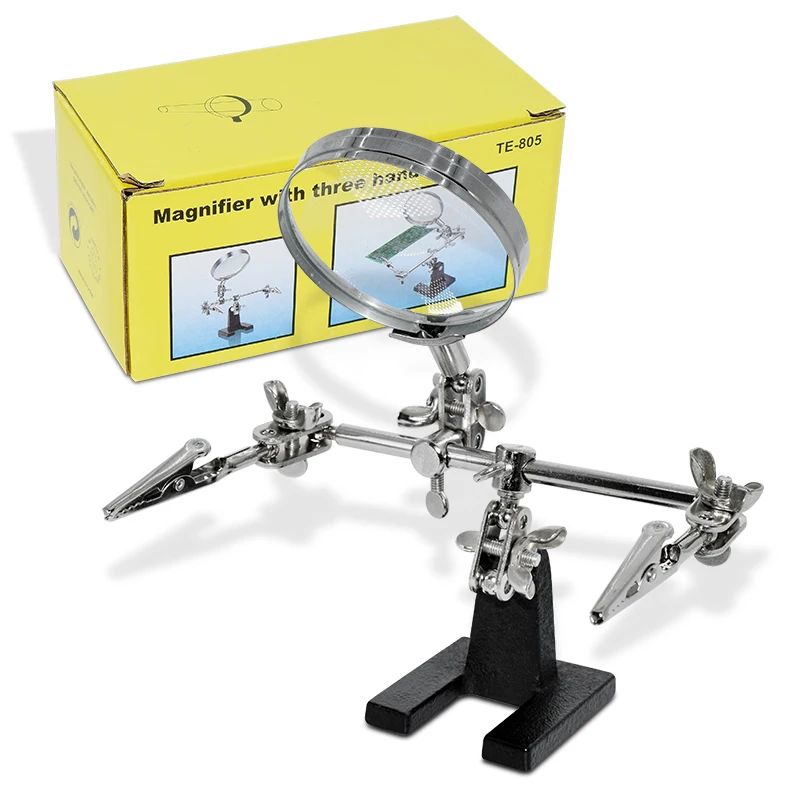 Circuit board soldering fixing frame PCB repair soldering auxiliary bracket magnifying glass Practice welding tools clip