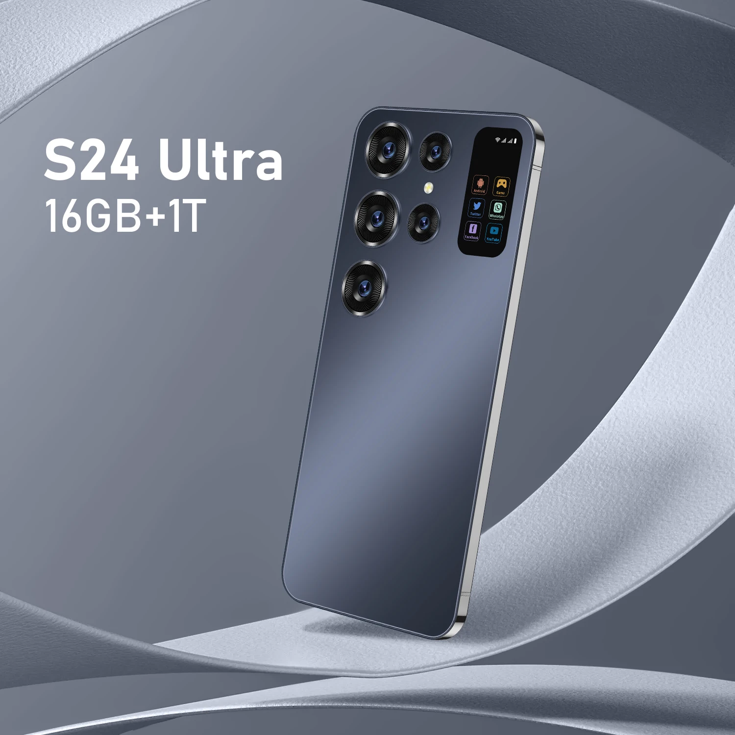 Оригинальный сотовый телефон S24 ультра 16 ГБ + 512 смартфон 7 дюймов разблокированный двойной карты 5G телефоны Android 13 0 мобильные