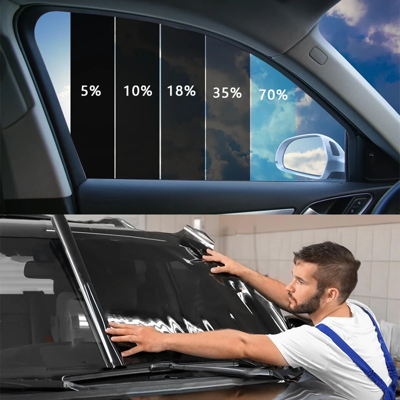 Lifetime Warranty 2 mil Nano Ceramic Window Vinyl 99% IRR 99% UVR Titanium Nitride Car Window Tint Vinyl