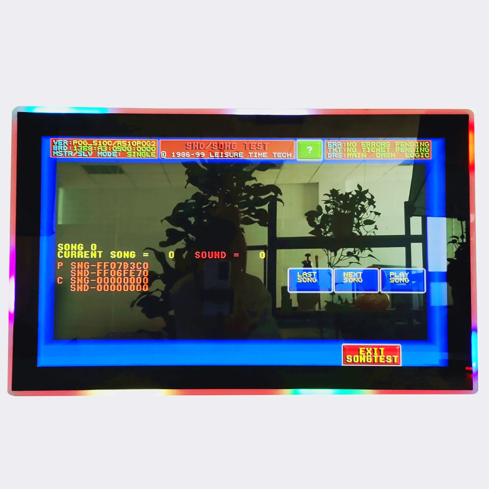 27 inch led capacitive touch display screen monitor