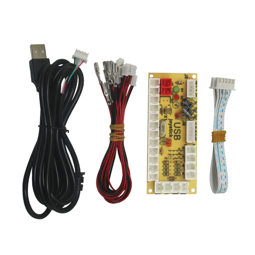 1 player USB Cable board to PC Joystick For DIY arcade game