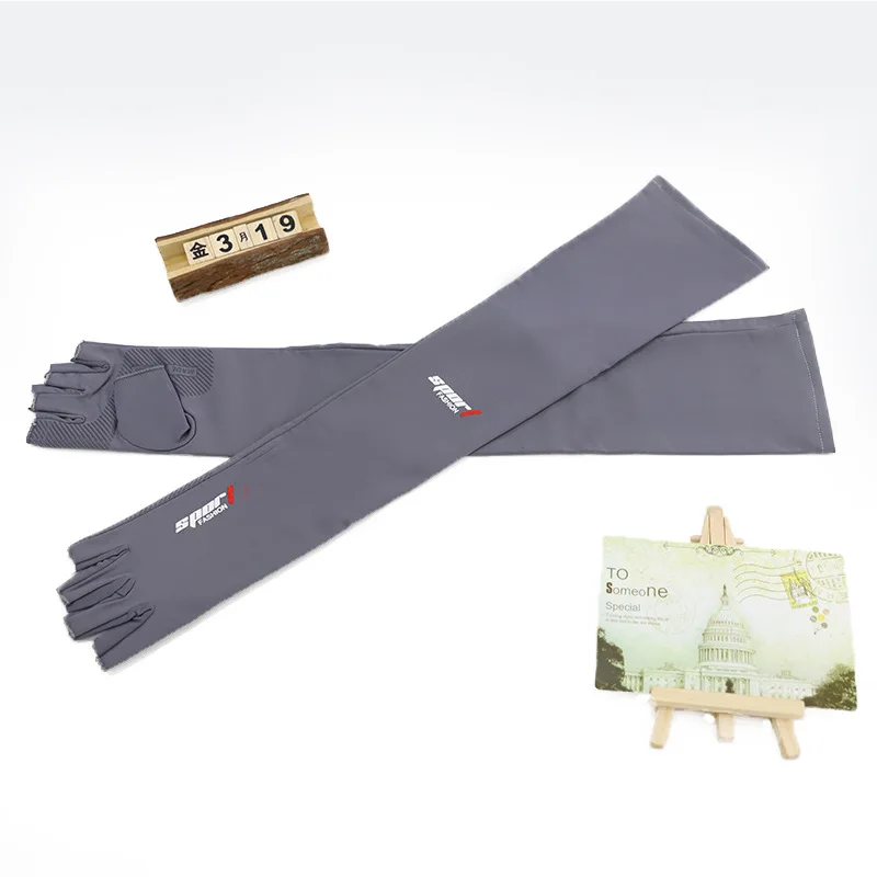 Anti sun hands gloves summer fashion arm sleeves outdoor fishing cycling hand gloves ice silk