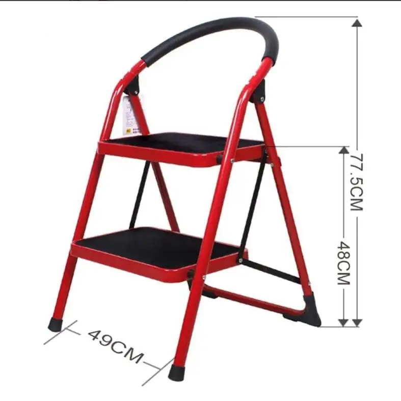
Step Ladder Metal Max Load 150kg used for housework supermarket 2 Step Folding Ladders 
