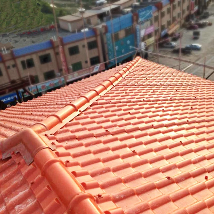 spanish ASA+PVC resin decorative roof tile wall panels