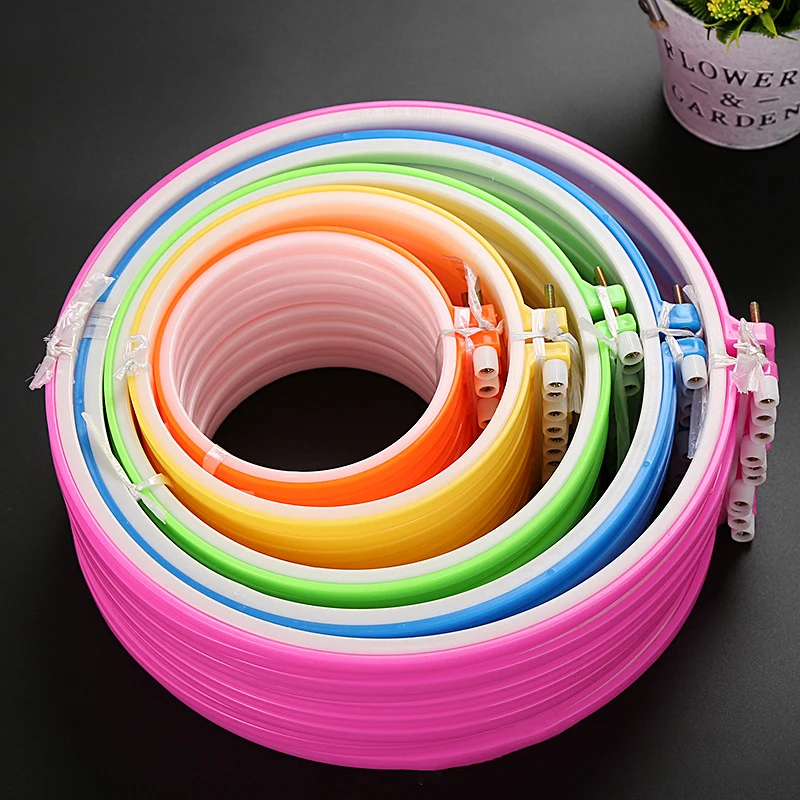 5 Suit Combination Cross Stitch Hoops Common Tool Embroidery Frame Embroidery Hoop Set