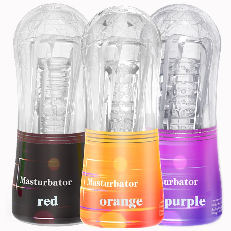 Cheap male Masturbation Device Sex Toys Silicone Artificial Pussy Male Masturbation Aircraft Cup Adult Male Toy
