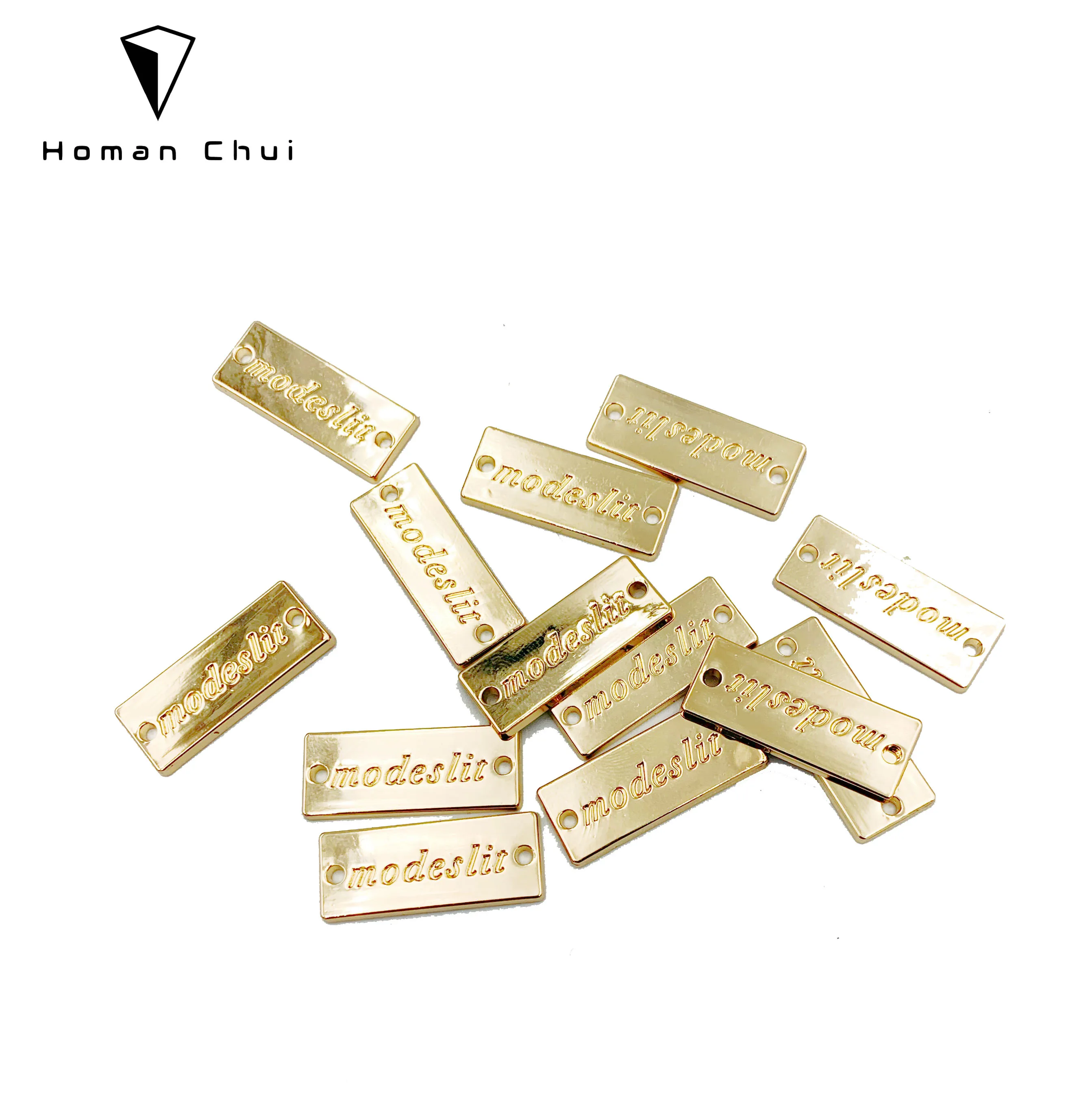 2020 new design metal label metal tag for clothing/hats/scarf