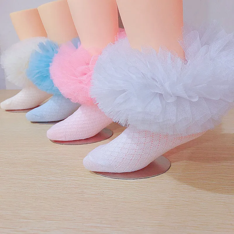 Wholesale adult dancing performance school lace classic coloured ankle lays socks kids