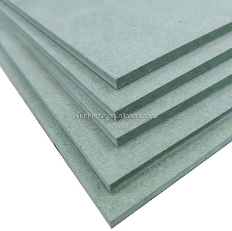 9mm 12mm 15mm 18mm Waterproof green MDF board/HMR MDF