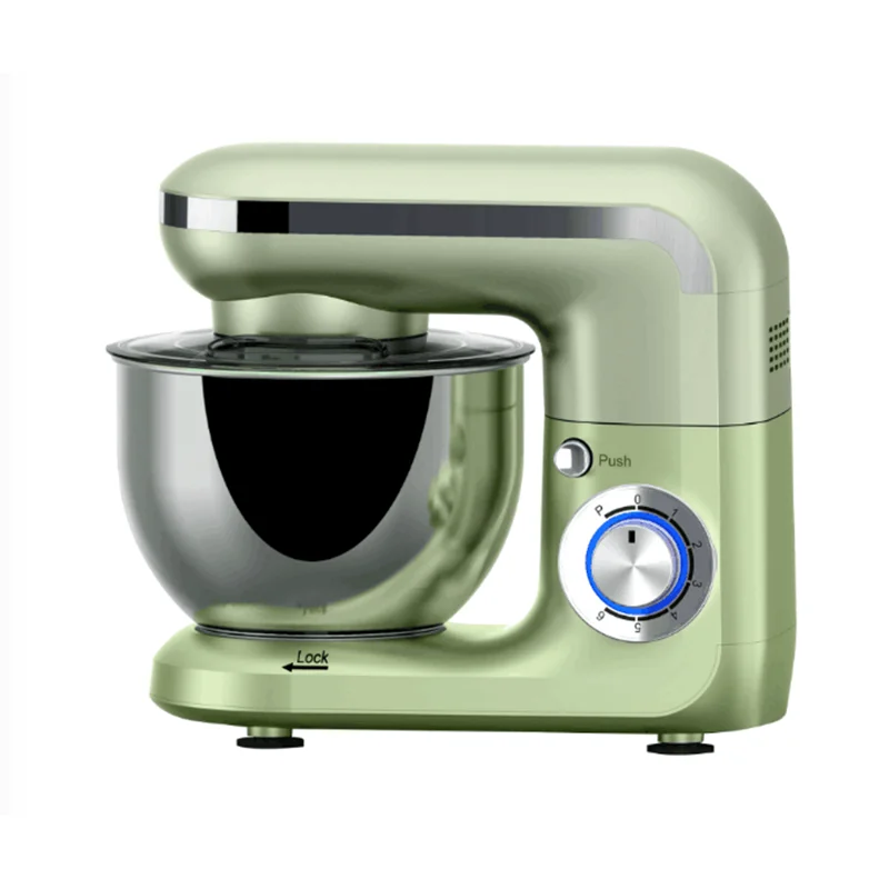 Steamer And Food Maker New 3 In 1 Egg Flour Kneader Bakery Baking Kitchen Spiral Planetary Mixer Bread Dough Cake Mixer Machine Stand Food Mixer Multifunction