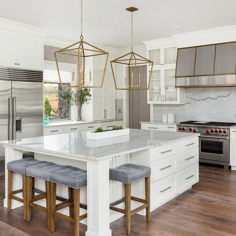 Vietnam Factory  Directly Modern Shaker Design Kitchen Cabinet Solid Wood Kitchen Furniture High Gloss Kitchen Cabinets