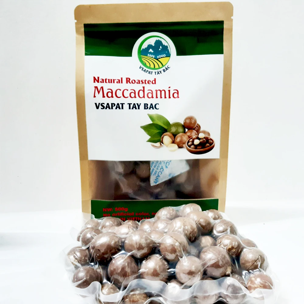 Высококачественные Натуральные жареные Maccadamia - VSAPAT TAY BAC 500 г