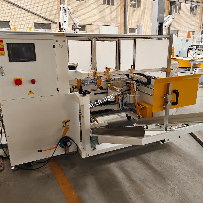 Automatic Case Erector Forming Machine Box Folding Case Carton Erector Carton Erecting Machine For Packaging Industry