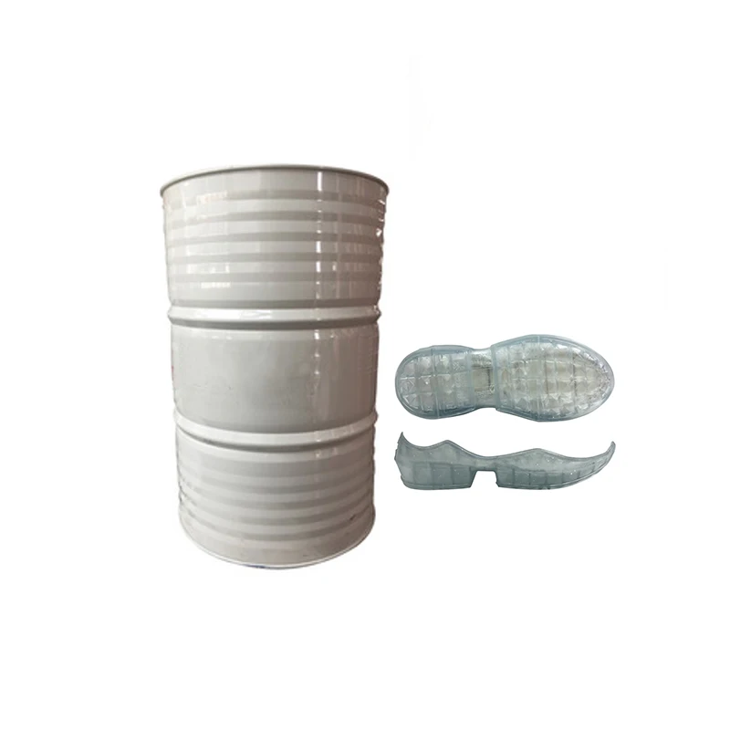 Medium-hardness Transparent Material Polyurethane PU Resin For Transparent Shoe Sole