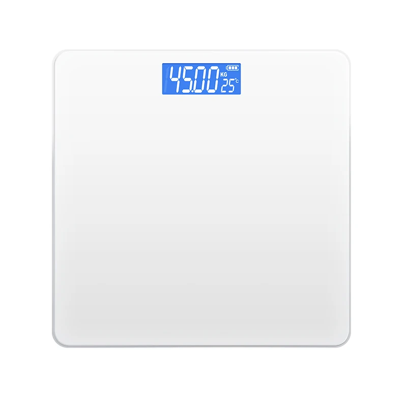 Glass bathroom digital human personal weight scale