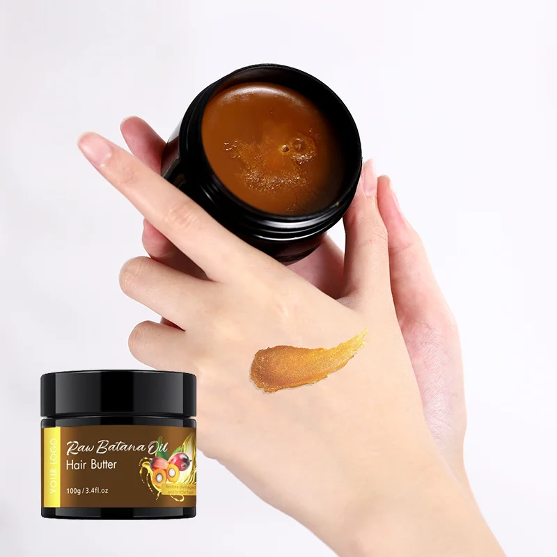OEM Private Label Organic Raw Batana Oil Honduras Butter Natural Deep Conditioner Anti Loss Hair Batana Oil for Hair