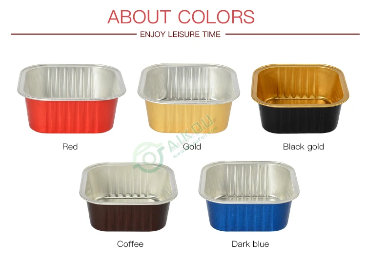 5oz gold and black mini disposable baking cups square Baking Cups For Party cupcake baking