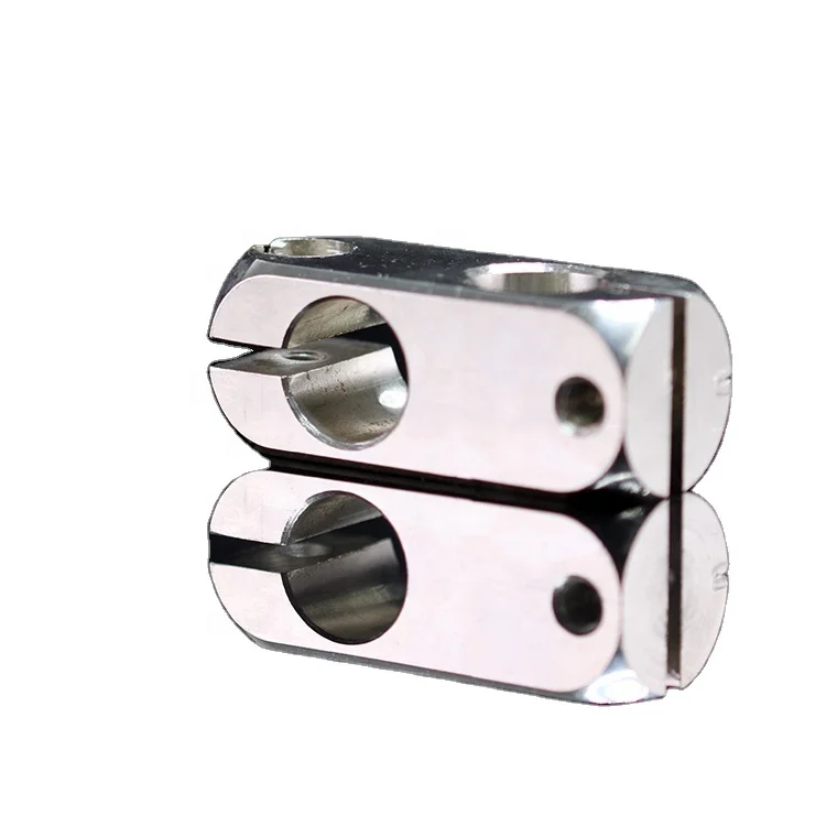 Customized CNC Machining Stainless Steel Cross Clamp And Pipe Clamp For Pipe And Tube