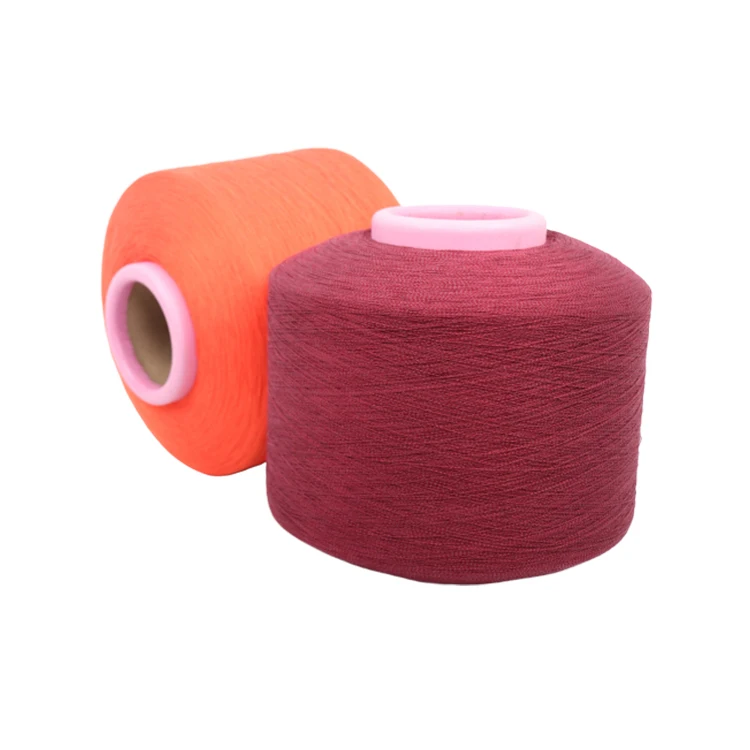 
Customized 173 Colors 89% Viscose 11% Nylon 1/24S High Twist Linen-Liked Yarn For Knitting 