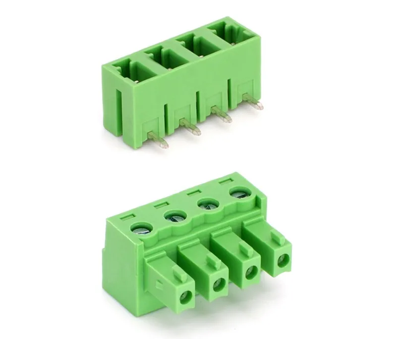 5.08mm pitch Pluggable male and female terminal connector plug in screwless terminal block electric wire connector
