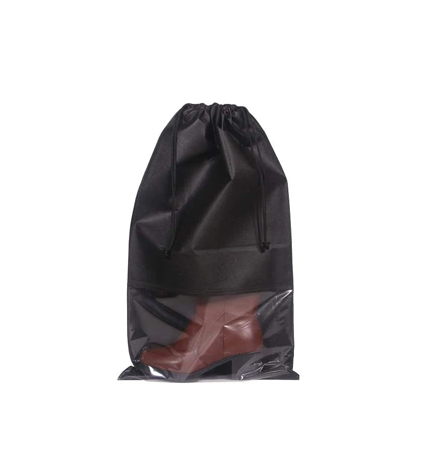 6 Pack String Non-Woven Tall Dusk Boot Bags for Travel Large Shoes Protector Storage Boot Bag