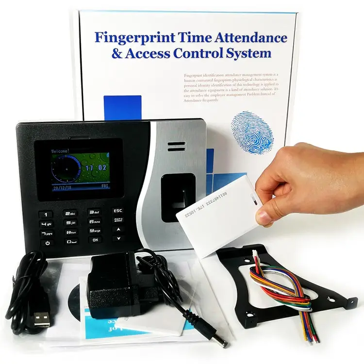 TIMMY Cloud Wifi Biometric Attendance Device Fingerprint Attendance Machine with battery