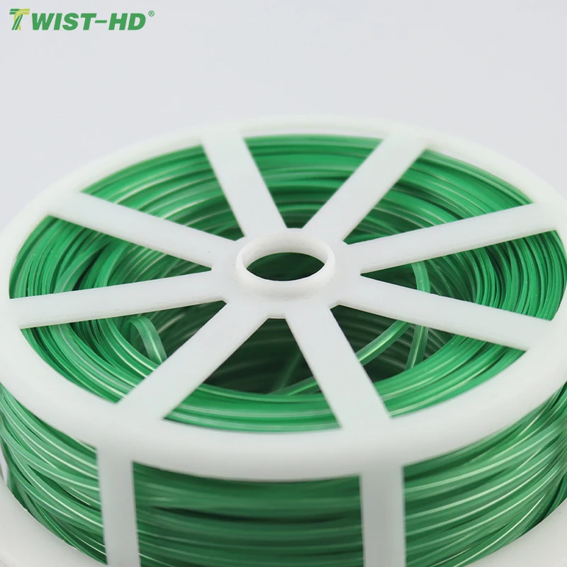 25M*2.5mm*0.42mm Twist Tie Garden Soft Tie for Plant Support Garden Twist Band Wire