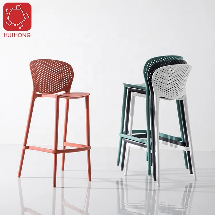 Huihong OEM plastic chairs prices 400*500*600mm design dining chair modern nordic chaises en plastique