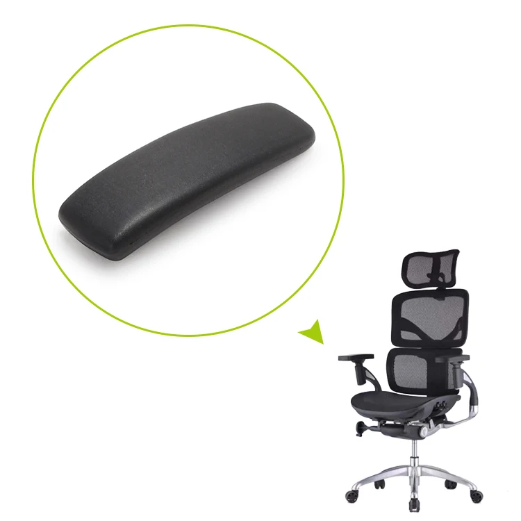Comfortable Armrest Padschair Arm Rest Parts Component Replacement Pu Foam For Office Chairs