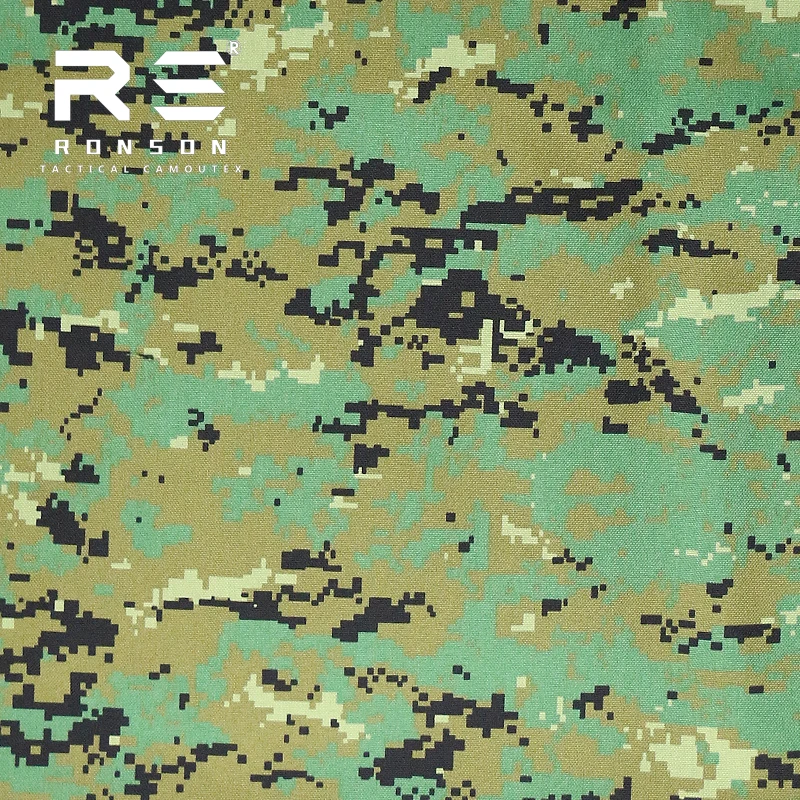 Оптовая продажа с фабрики, дешевая Водонепроницаемая высокопрочная тканевая камуфляжная ткань, 1000D нейлоновая Кордура