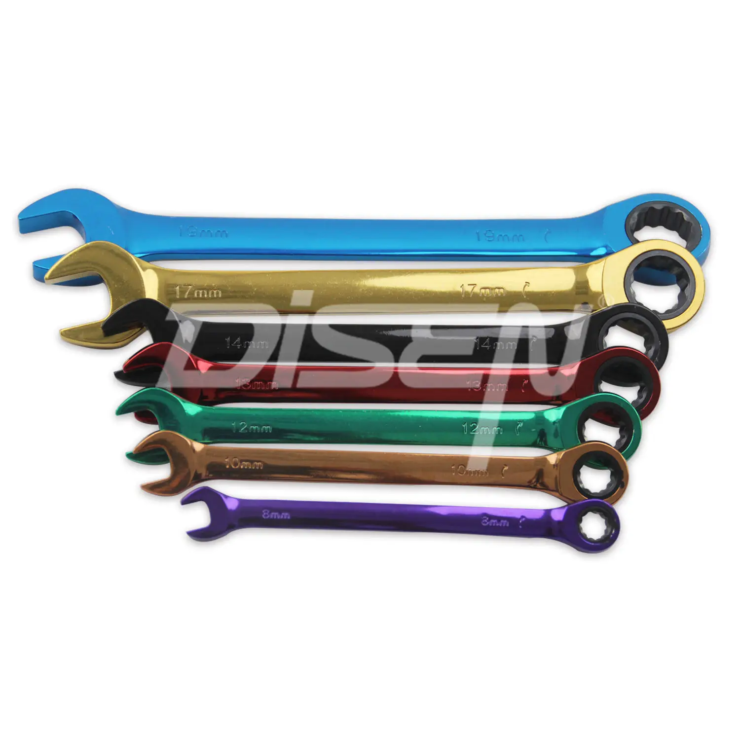 Colored 72th Ratchet wrench quick dual-use automatic auto repair hardware tool set labor-saving wrench