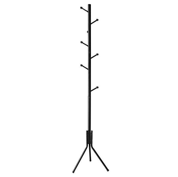 Free Standing entryway coat tree metal hat/jacket/handbag holder Display Stand Rack