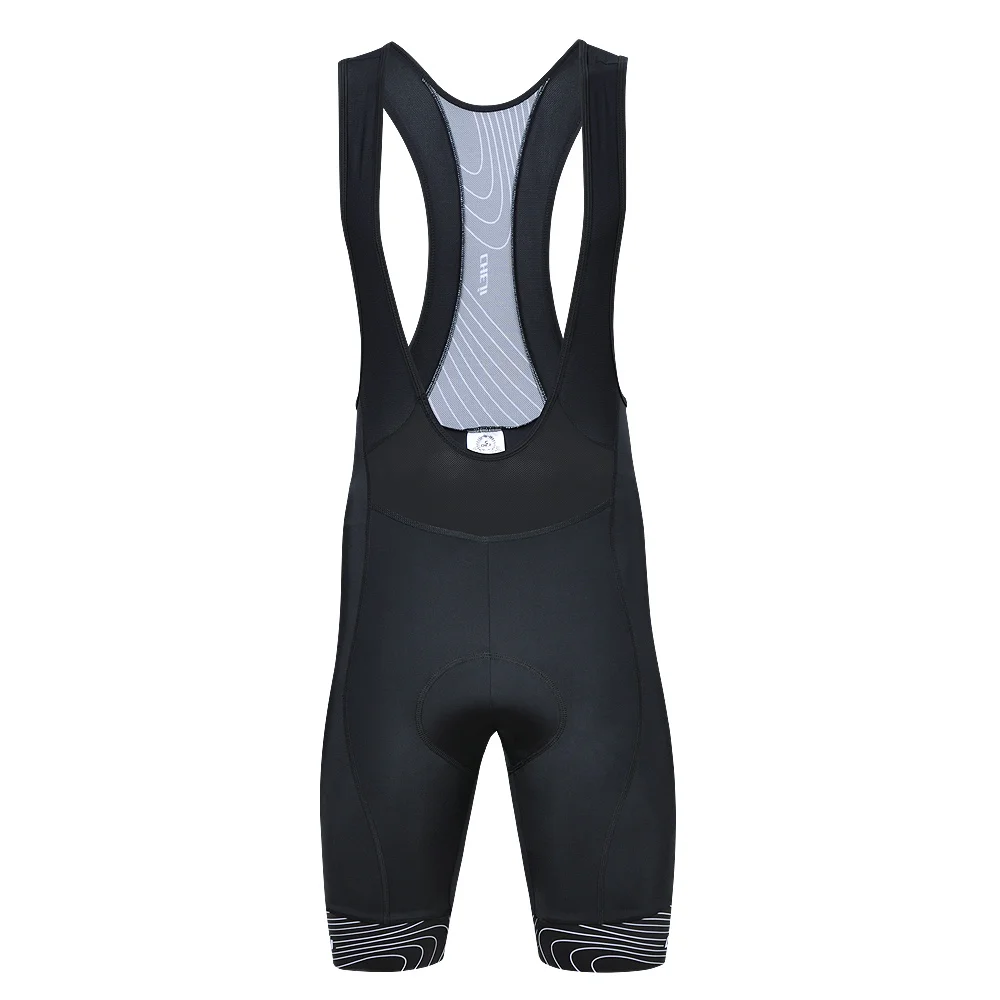 
CHEJI Men Cycling Bib Shorts High Elastic Bike Shorts Black Red Fluo Green Bicycle Wear 