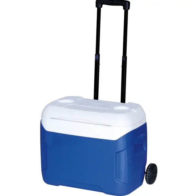 Outdoor Picnic 28L Portable Cooler Box With Wheels