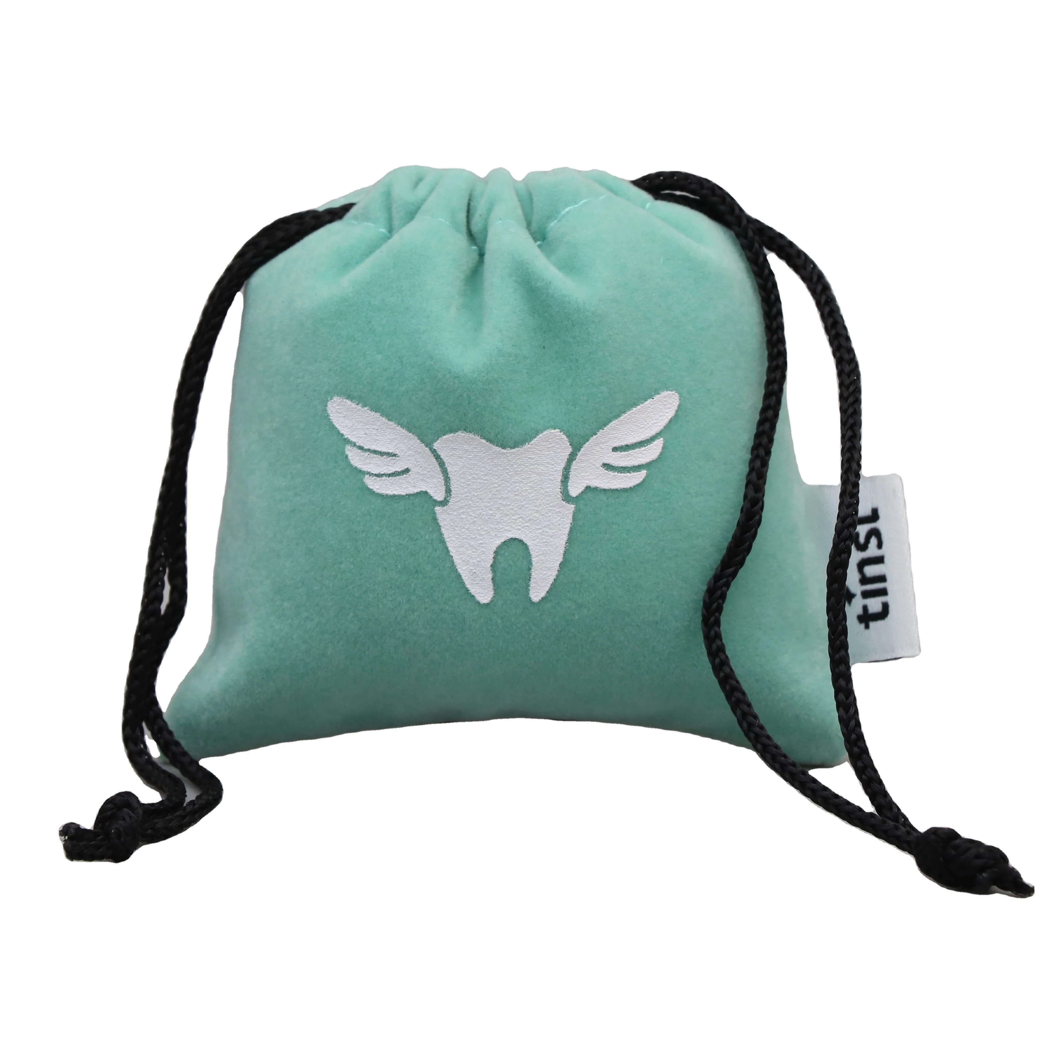 High quality green jewelry dust bag dust bag packaging custom dust bag for handbags