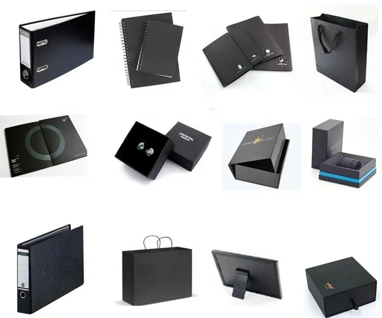 Laminated black paper board sheet roll/cardstock paper