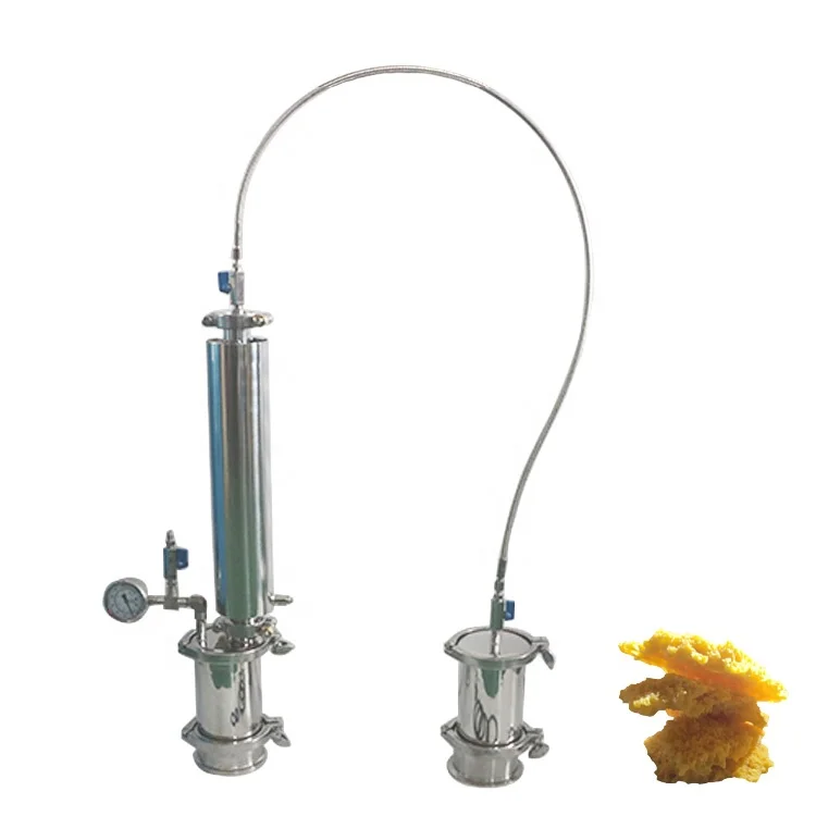 90g Passive Stainless Steel Mini Top Fill 90 Gram Closed Loop Extractor