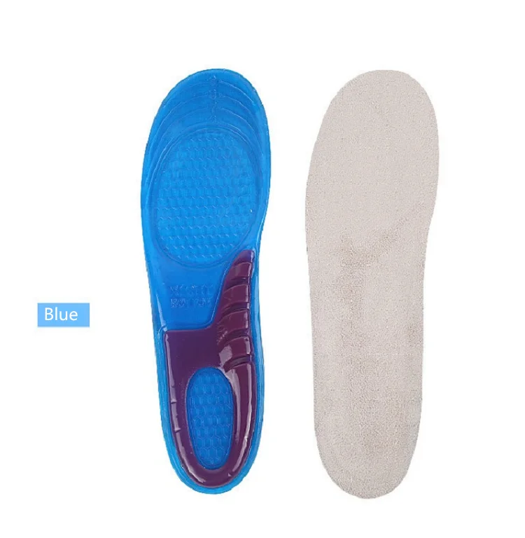 Hot Selling GEL Sports Work Comfort Insoles for Shock Heel Protection Relieve Foot Pain
