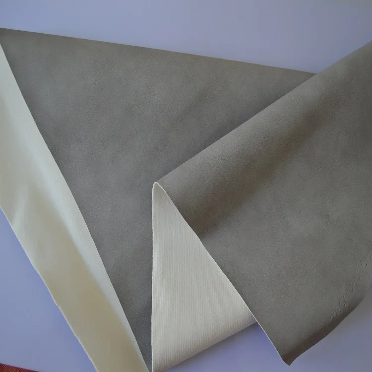
Thick leather faux fabric synthetic pu nubuck for sofas 