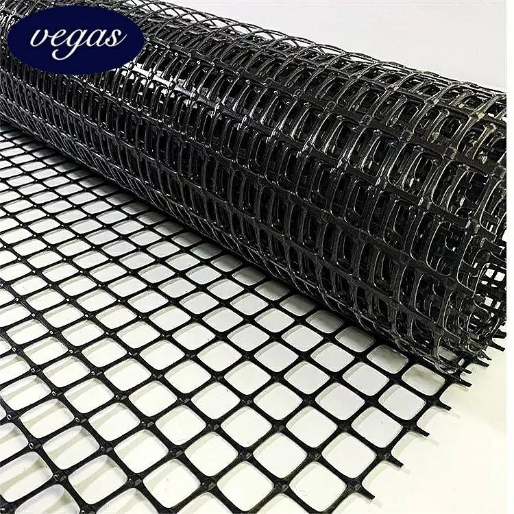 Geogrid High Quality Polyester Geogrid/ PET Biaxial Geogrid for Reiverbanks Reinforcement