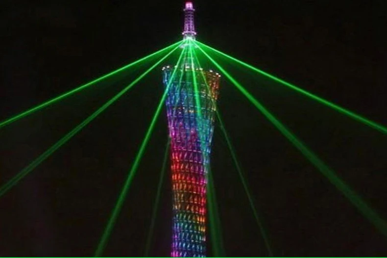 Lazer Light Full Color RGB 16W 25W Landmark Moving Head Waterproof for Building House