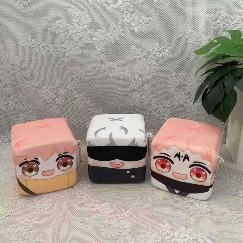 New Arrivals Custom Low MOQ Cute Soft Anime Cartoon Cube Pillow