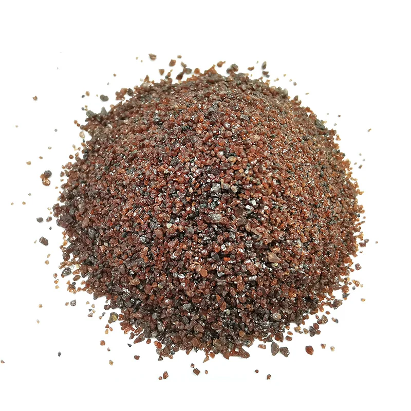 30/60 Mesh garnet high hardness high density abrasive blasting Garnet